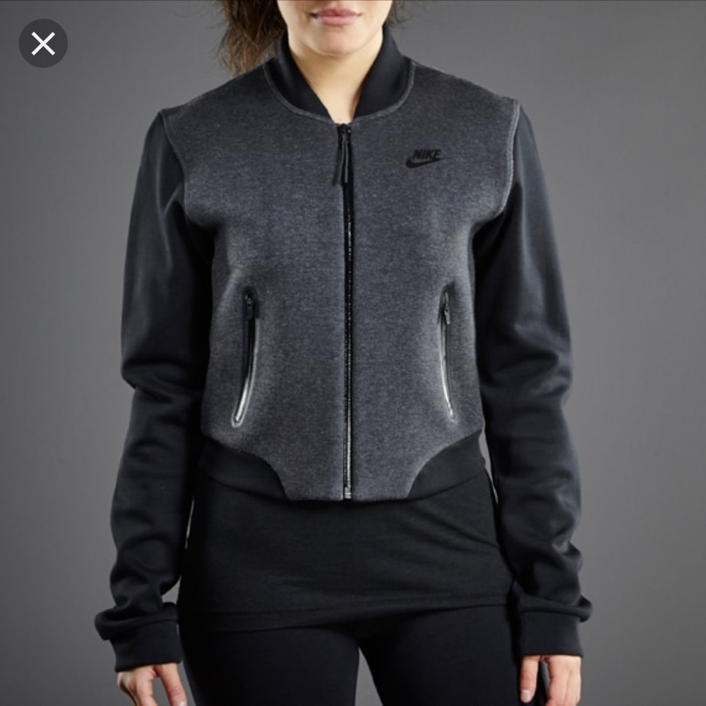Nike tech fleece bomber jacket